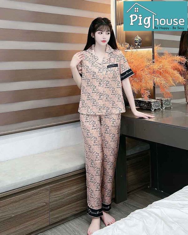 Bộ dài cộc Pijama chữ the mum