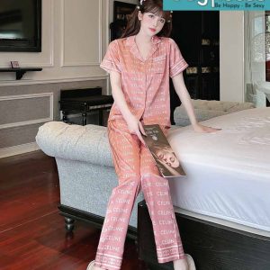 Bộ dài cộc Pijama chữ Celine