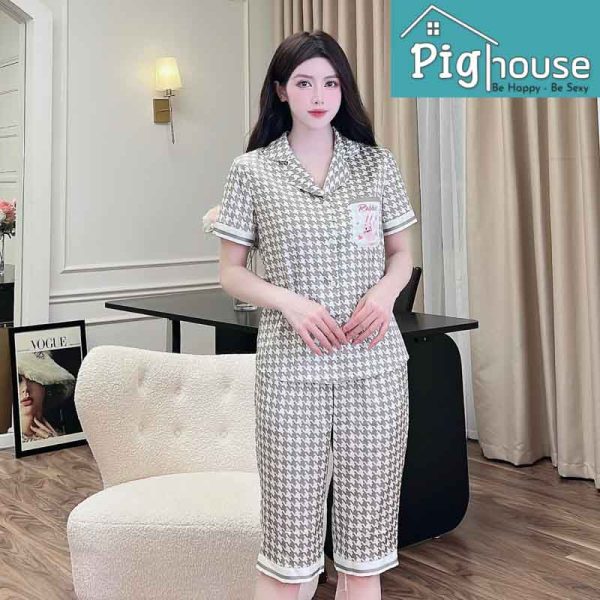 Bộ Pijama ngố họa tiết chữ Rabbit