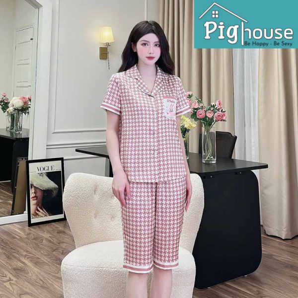 Bộ Pijama ngố họa tiết chữ Rabbit