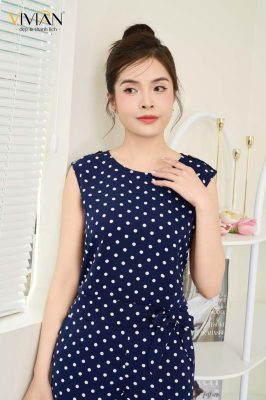 Bộ suông lụa satin Vivian 907