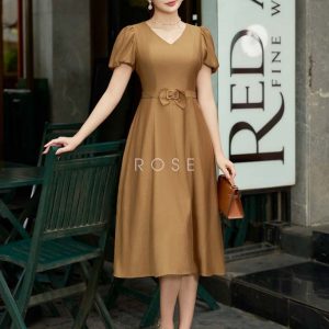 Đầm công sở Rose Black DL2553