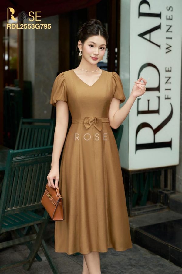 Đầm công sở Rose Black DL2553