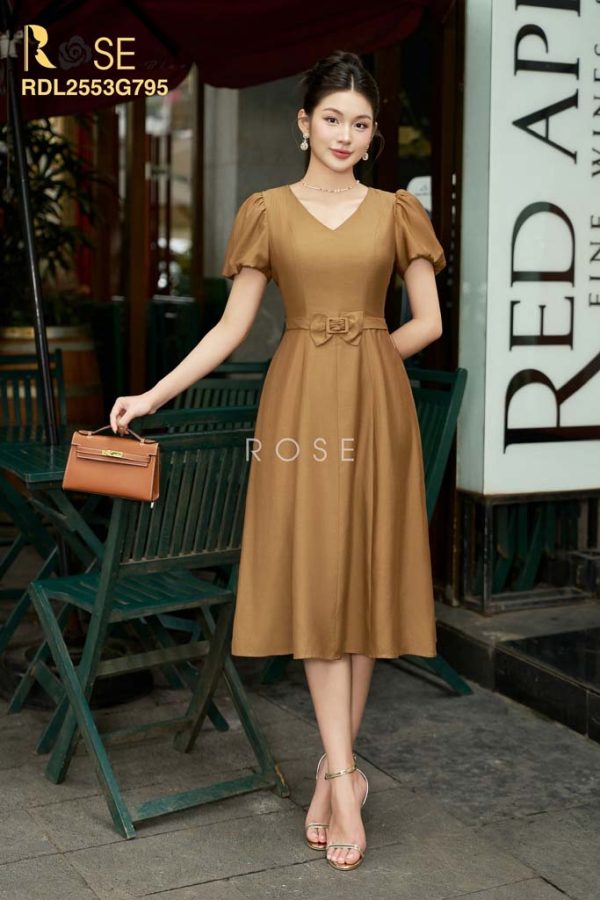 Đầm công sở Rose Black DL2553