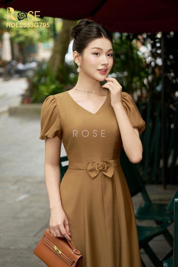 Đầm công sở Rose Black DL2553