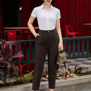 Áo Sơ Mi Lụa Hàn Quốc Công Sở