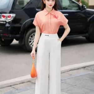 Áo Sơ Mi Nữ Luperi Tay Cánh Dơi Mềm Mát