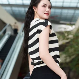 Áo Polo Kẻ Luperi Tay Cánh Rơi