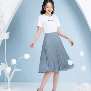 Chan vay xep ly chiffon dang dai