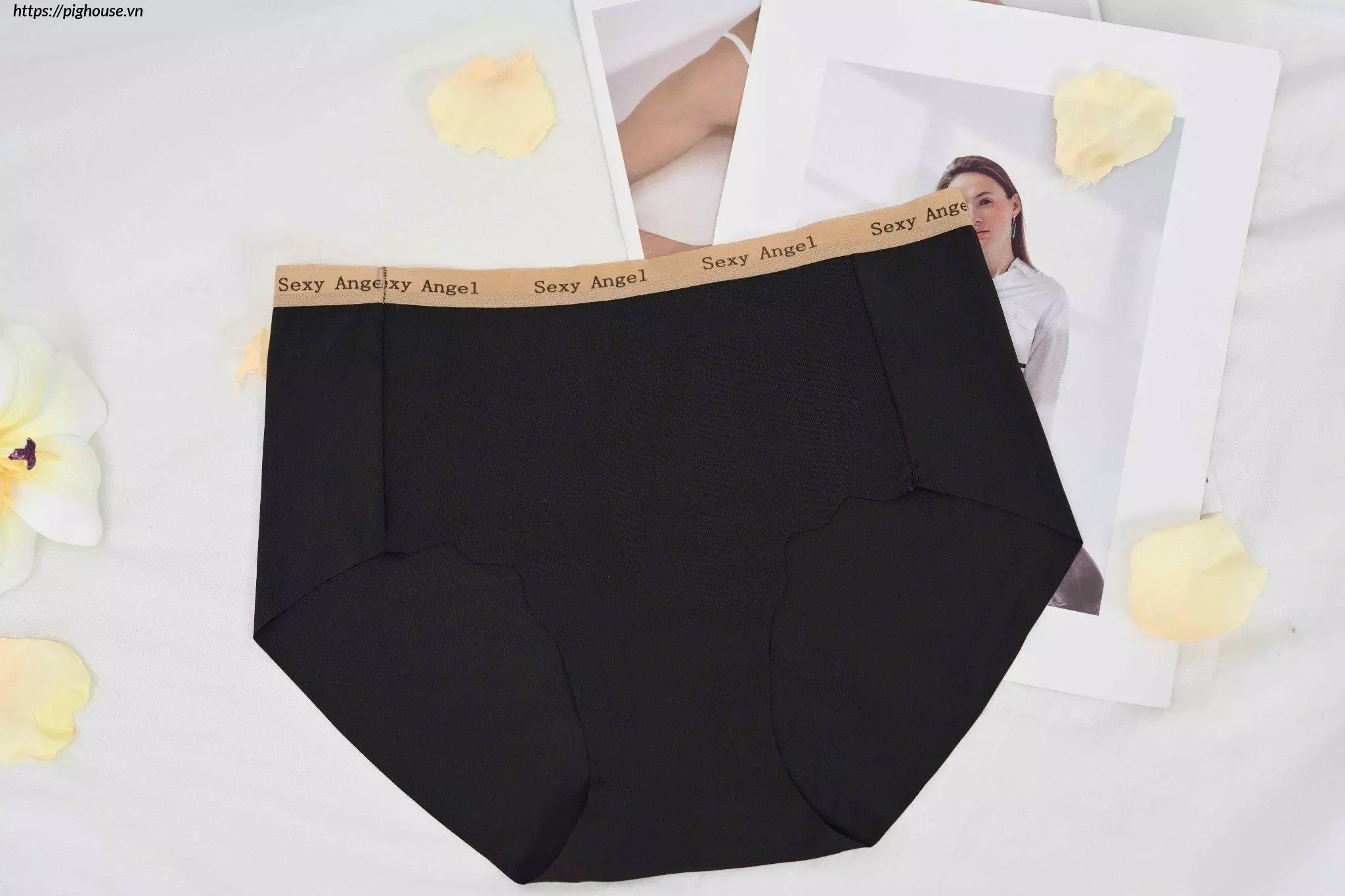 Quần lót su lạnh Cardina cạp Sexy Angel
