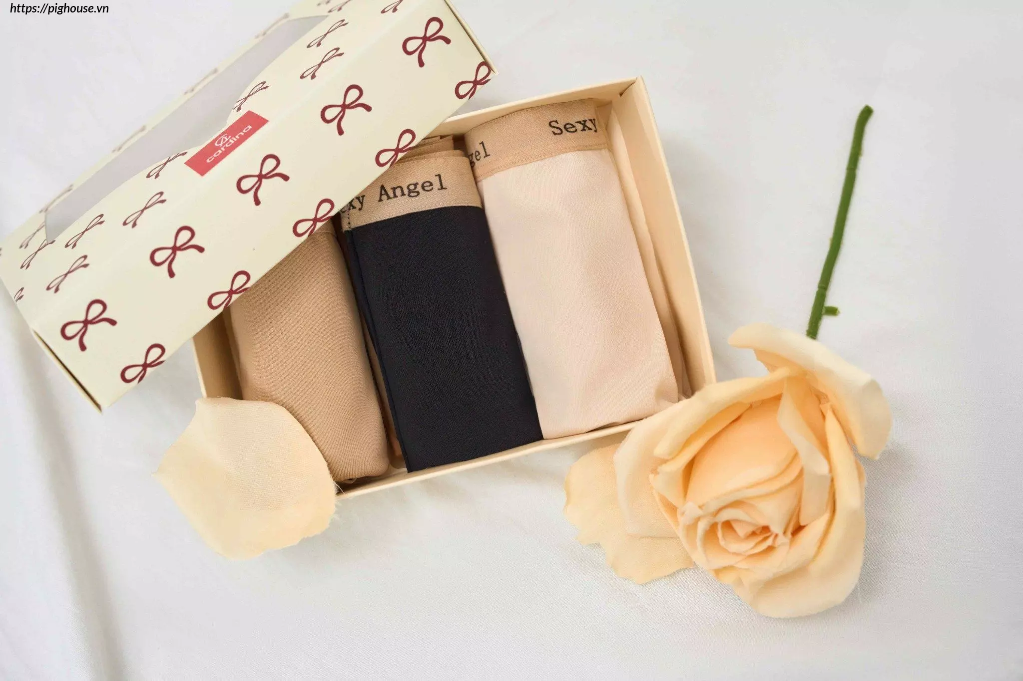 Quần lót su lạnh Cardina cạp Sexy Angel